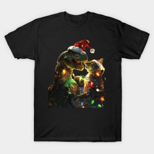 Cat Dinosaur Kingdom T-Shirt